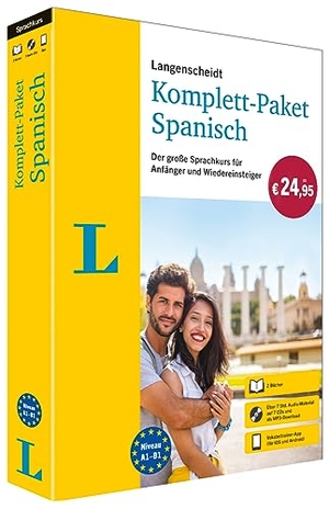 Langenscheidt Komplett-Paket Spanisch - Der große Sprachkurs für Anfänger und Wiedereinsteiger - mit CDs, MP3-Download und Vokabeltrainer-App. Langenscheidt bei PONS, 2022.