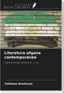 Literatura afgana contemporánea
