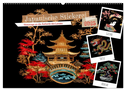 Japanische Stickerei - Hommage an die Ästhetik des Landes (Wandkalender 2025 DIN A2 quer), CALVENDO Monatskalender