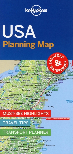 USA Planning Map. Lonely Planet, 2017.