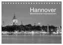 Hannover Monochrome Impressionen (Tischkalender 2024 DIN A5 quer), CALVENDO Monatskalender