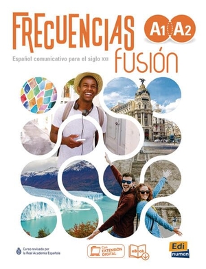 Edinumen, Editorial (Hrsg.). Frecuencias Fusión A1 / A2. Libro del estudiante + Code - Español communicativo para el siglo XXI / Libro del estudiante + Code. Hueber Verlag GmbH, 2026.