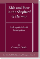 Rich and Poor in the Shepherd of Hermas