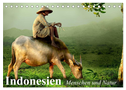 Indonesien. Menschen und Natur (Tischkalender 2024 DIN A5 quer), CALVENDO Monatskalender