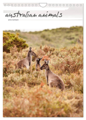 australian animals (Wandkalender 2024 DIN A4 hoch), CALVENDO Monatskalender