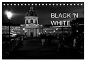BLACK 'N WHITE (Tischkalender 2024 DIN A5 quer), CALVENDO Monatskalender