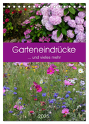 Garteneindrücke (Tischkalender 2025 DIN A5 hoch), CALVENDO Monatskalender