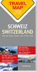 Reisekarte Schweiz 1:200.000
