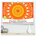Energie - Mandalas in orange (hochwertiger Premium Wandkalender 2024 DIN A2 quer), Kunstdruck in Hochglanz