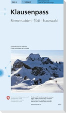 246S Klausenpass Schneesportkarte