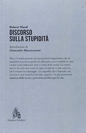 Musil, Robert. Discorso sulla stupidità. , 2015.