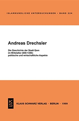Drechsler, Andreas. Die Geschichte der Stadt Qom im Mittelalter (650-1350). Klaus Schwarz Verlag, 2000.