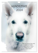 Hundezitate 2024 (Wandkalender 2024 DIN A4 hoch), CALVENDO Monatskalender