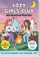 Cozy Girls Club: 40 hochwertige Karten | Entspannt Ausmalen, Gestalten, Verschenken oder Behalten