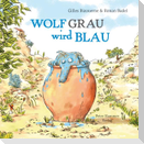 Wolf Grau wird blau