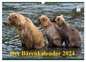 Der Bärenkalender 2024 (Wandkalender 2024 DIN A3 quer), CALVENDO Monatskalender