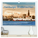 Hamburger Stadtansichten (hochwertiger Premium Wandkalender 2024 DIN A2 quer), Kunstdruck in Hochglanz