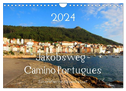 Jakobsweg - Camino Portugues (Wandkalender 2024 DIN A4 quer), CALVENDO Monatskalender