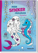 Mein Sticker-Malbuch. Meerjungfrauen