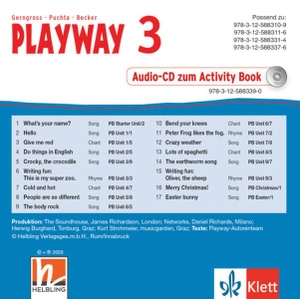 Playway 3. Ab Klasse 3 - Schüler Audio CD (5er-P) Klasse 3. Klett Ernst /Schulbuch, 2020.