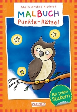 VE5: Mein erstes kleines Malbuch: Punkte-Rätsel - Mit tollen Stickern | Punkt-zu-Punkt-Bilder fürs erste Rätseln und Malen für Kindergarten-Kinder ab 3 Jahren. Carlsen Verlag GmbH, 2026.