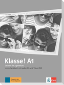 Klasse! A1. Lehrerhandbuch mit 4 Audio-CDs und 1 Video-DVD