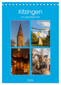 Kitzingen im Hochformat (Tischkalender 2024 DIN A5 hoch), CALVENDO Monatskalender