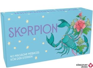 Ginny Chiara Viola. Pocket Sternzeichen Skorpion - 40 Karten in Magnetschachtel mit Metallicfolie - Magische Messages von den Sternen. Königsfurt-Urania, 2026.