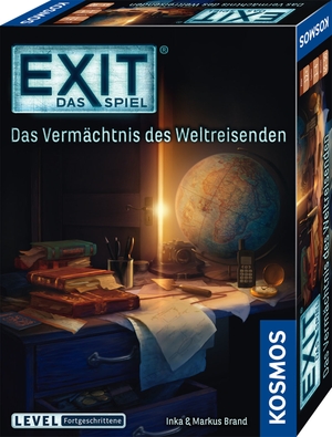 Brand, Inka / Markus Brand. EXIT® - Das Spiel: Das Vermächtnis des Weltreisenden. Franckh-Kosmos, 2022.