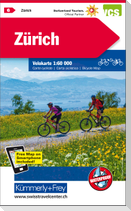 KuF Schweiz Radkarte 06 Zürich 1 : 60 000