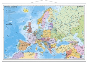 Staaten Europas. Wandkarte mit Metallleiste. Stiefel Eurocart GmbH, 2004.