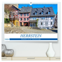 Herrstein - Mittelalter an der Edelsteinstraße (hochwertiger Premium Wandkalender 2024 DIN A2 quer), Kunstdruck in Hochglanz