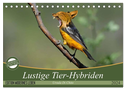 Lustige Tier-Hybriden (Tischkalender 2024 DIN A5 quer), CALVENDO Monatskalender