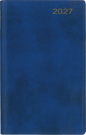 Gerasch, Michael (Hrsg.). Taschenkalender 2027 - Blauer Cabra-Lederfaserstoffeinband. Urachhaus/Geistesleben, 2026.