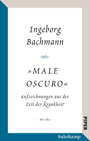 Bachmann, Ingeborg. »Male oscuro« - Aufzeichnungen aus der Zeit der Krankheit. Traumnotate, Briefe, Brief- und Redeentwürfe. Piper Verlag GmbH, 2020.