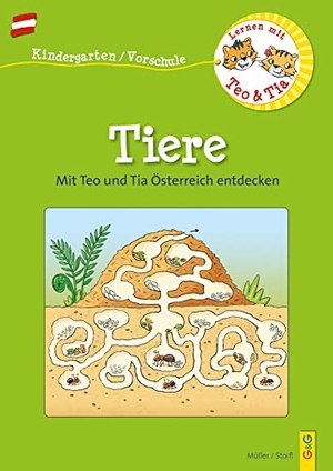 Müller, Verena / Erika Stoifl. Österreich entdecken mit Teo und Tia - Tiere - Frühling, Sommer, Herbst und Winter. G&G Verlagsges., 2022.