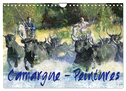 Camargue - Peintures (Calendrier mural 2024 DIN A4 vertical), CALVENDO calendrier mensuel