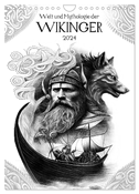 Welt und Mythologie der Wikinger (Wandkalender 2024 DIN A4 hoch), CALVENDO Monatskalender