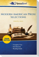 Modern American Prose Selections (Cram Edition)