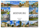 Bernburg Impressionen (Tischkalender 2024 DIN A5 quer), CALVENDO Monatskalender