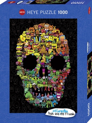 Burgerman, Jon. Doodle Skull Puzzle 1000 Teile. Heye Puzzle, 2020.