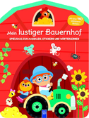 Mein lustiger Bauernhof - Spielhaus zum Ausmalen, Stickern und Wörter lerner