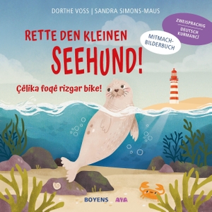 Voss, Dorthe. Rette den kleinen Seehund Deutsch-Kurmanci. Boyens Buchverlag, 2026.