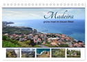 Madeira, grüne Insel im blauen Meer (Tischkalender 2024 DIN A5 quer), CALVENDO Monatskalender