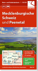 Reise- und Entdeckerkarte Mecklenburgische Schweiz und Peenetal 1 : 100 000