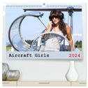 Aircraft Girls 2024 (hochwertiger Premium Wandkalender 2024 DIN A2 quer), Kunstdruck in Hochglanz