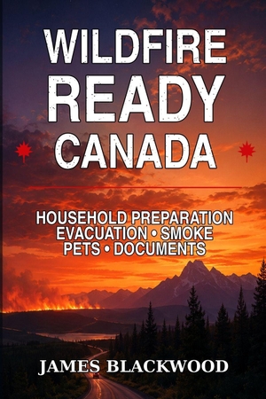 Black, James. Wildfire Ready Canada - Household Preparation - Evacuation - Smoke - Pets - Documents. Amazon Digital Services LLC - Kdp, 2026.