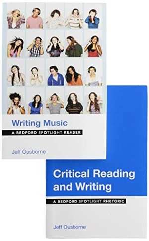 Ousborne, Jeff. Writing Music & Critical Reading and Writing - A Bedford Spotlight Reader. Bedford Books, 2017.