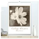 Vintage-Flowers (hochwertiger Premium Wandkalender 2024 DIN A2 hoch), Kunstdruck in Hochglanz