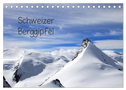 Schweizer Berggipfel (Tischkalender 2025 DIN A5 quer), CALVENDO Monatskalender